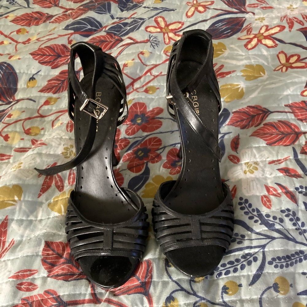 BCBG black heels